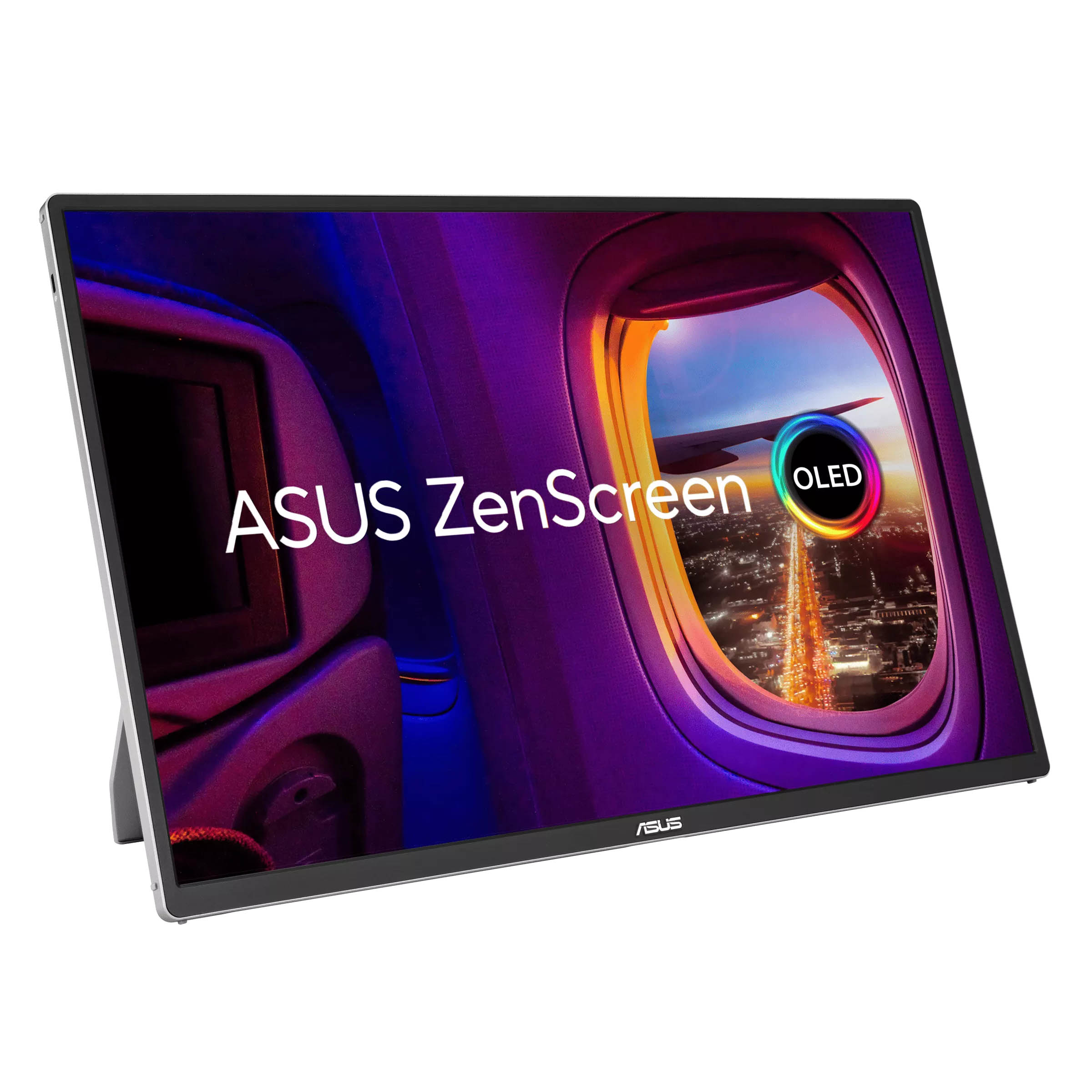 ASUS Monitor Portable ZenScreen 16" WUXGA OLED 1ms Power Pass-Through Auto-Rotate HDMI Dual USB-C Power MQ16FC - Image 5