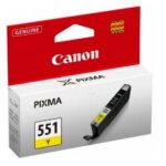 CANON INK CARTRIDGE CLI-551 YELLOW FOR IP7250, MG6350, MG5450, MX925, MG7150, MG5550, MG7550, IX6850, MG5650