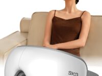 SKG Eye Massager Skin Friendly-Hot Compress-Music ES500 Black