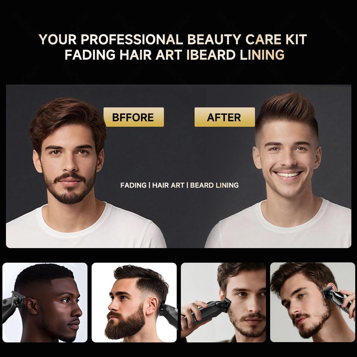 Enchen Hair Clipper SHARP 6 USB-C 1200mAh Black - Image 5