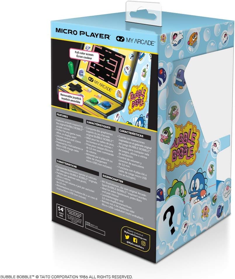 My Arcade MICRO PLAYER BUBBLE BOBBLE - Image 8