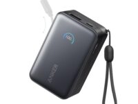 Anker Mobile Powerbank 10000 45W Built-In USB-C Cable Black