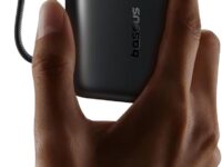 Baseus Powerbank 45W 10000mAh + Display EnerFill FC11 Black