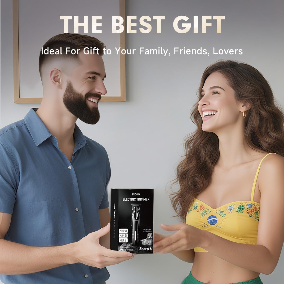 Enchen Hair Clipper SHARP 6 USB-C 1200mAh Black - Image 7