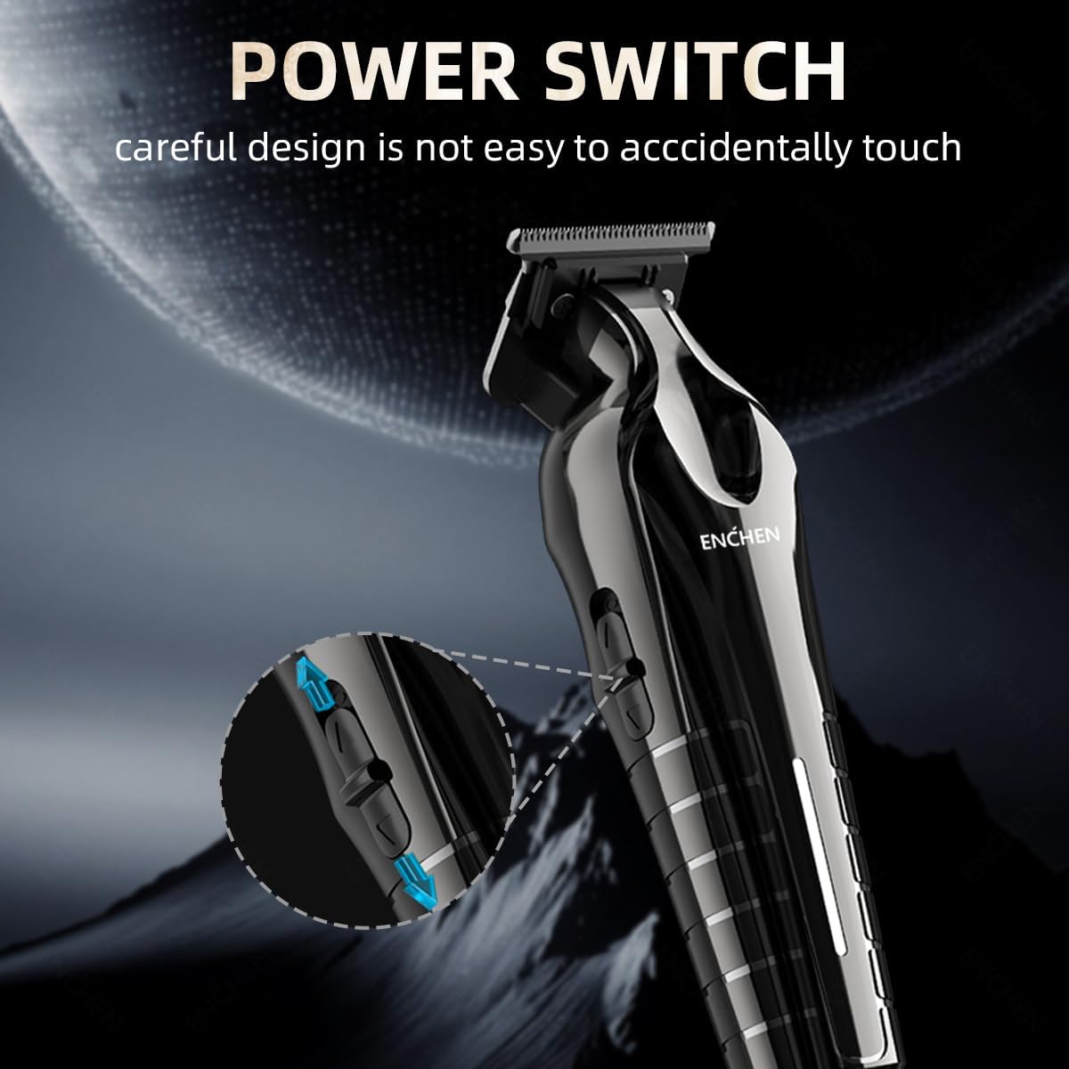 Enchen Hair Clipper SHARP 6 USB-C 1200mAh Black - Image 8