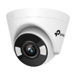 TP-LINK NETWORK CAMERA OUTDOOR TURRET VIGI, 3MP FULL-COLOR, 4mm FIXED LENS, SMART DETECTION, REMOTE MONITORING, SMART VIDEO CODING, MIC, LAN, PoE/12V DC, WATERPROOF, 2YR