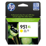 HP INK CARTRIDGE YELLOW HIGH YIELD, HP 951XL, FOR PRINTERS OFFICEJET 8610, 8600, 8100, 251DW, - 1500 PAGES