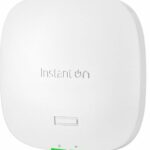 HPE ARUBA ACCESS POINT INSTANT ON AP32 BUNDLE WITH PSU, INDOOR, TRI-BAND 2X2 6GHZ, MU-MIMO, SMART MESH, ULTRA-FAST 802.11AX, UPLINK 2.5 GIGABIT ETHERNET PORT, WITH POE-IN SUPPORT, WIFI 6, SU
