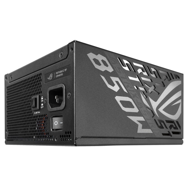 ASUS Power Supply ROG STRIX 80 PLUS Platinum Fully Modular ATX 3.1 PCIe 5.1 GaN MOSFETs Intelligent Voltage Stabilizer 850W Platinum Black - Image 6