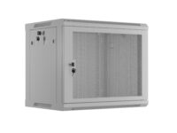Lanberg Wall Rack 19'' with Perforated Door 6U 45cm Grey FLAT PACKED