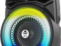 iDance Groove 114mk3 Karaoke Speaker with 1 Wired Mic BT & USB