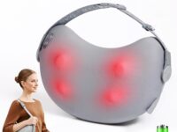 SKG Back-Waist-Neck Wireless Massager with Heat T1-2 Pro