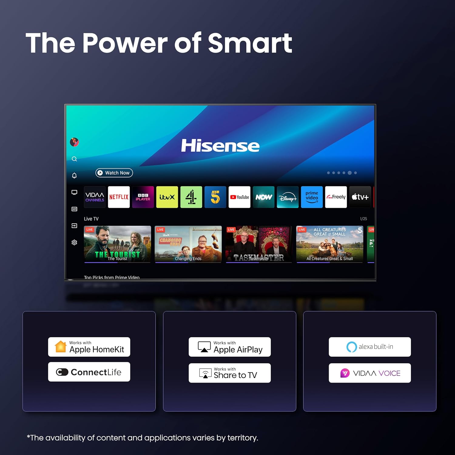 Hisense 50U7Q 50'' 4K Smart QLED MINI LED 144hz TV - Image 4