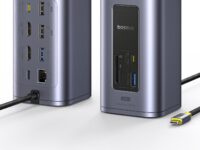 Baseus 12-in-1 USB Hub 2xUSB-C & 4xUSB-A 2 x 4K HDMI Gb Lan SD PD100W