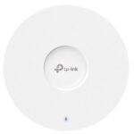 TP-LINK ACCESS POINT AX6000, WIRELESS INDOOR PoE, 1X 2.5 GIGABIT PORT, 4 X INTERNAL ANTENNAS, MU-MIMO, SEAMLESS ROAMING, AIRTIME FAIRNESS, OMADA APP, CEILING OR WALLMOUNT