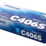 HP SAMSUNG TONER CYAN, CLT-C406S, FOR PRINTERS CLP360, CLP-365, CLX-3300, CLX-3305, C460, C410 - 1.000 PAGES