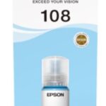 EPSON INK BOTTLE LIGHT CYAN 108, 1 x 70.0 ml, 2, 100 (10x15cm) photos, FOR L18050, L8050