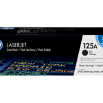 HP TONER BLACK DUAL PACK, HP 125A, FOR PRINTERS COLOR LASERJET CP1215, CP1515N, CP1518, CM1312 MFP - 2.200 PAGES EACH