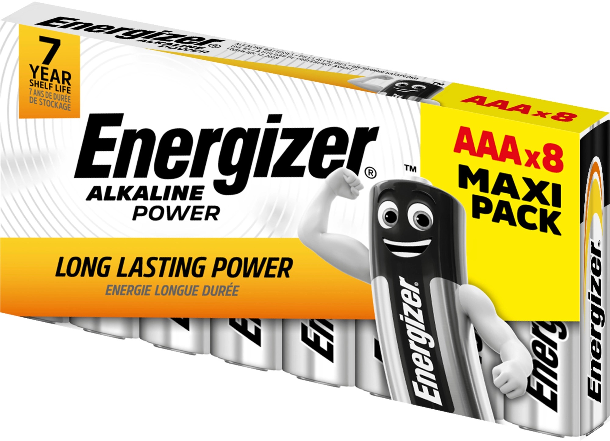 Energizer Alkaline Power AAA Batteries (8pcs)