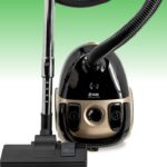 VOX VACUUM CLEANER, 850W, BAG CAPACITY 3L, TWO ADDITIONAL BRUSHES, AUTOMATIC CABLE WINDING, BLACK