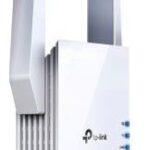 TP-LINK WIRELESS RANGE EXTENDER AX1800, DUAL BAND, 1 X GIGABIT LAN PORT, 2 X EXTERNAL ANTENNAS, ONEMESH, AP MODE, WPA/WPA2, WHITE, UK PLUG