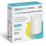 TP-LINK WIRELESS WHOLE HOME MESH KIT AX1800, 4G, SIM, WHITE, 3 GIGABIT LAN, WI-FI 6, PACK OF 1 UNIT, 3 YW