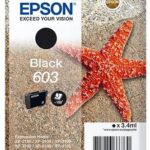 EPSON INK CARTRIDGE BLACK 603, 1 x 3.4 ml, WF-2850, WF-2870, XP-2100, XP-2150, XP-3100, XP-3150, 150 PAGES