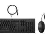 HP KEYBOARD AND MOUSE 225 WIRED, BLACK