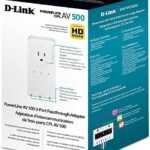 DLINK POWERLINE AV 500MBPS PASSTHROUGH ADAPTER, 3x10/100MBPS PORT UK PLUG