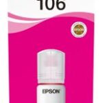 EPSON INK BOTTLE MAGENTA 106, 1 x 140.0 ml, 8K PAGES, FOR ITS L7160, L7180