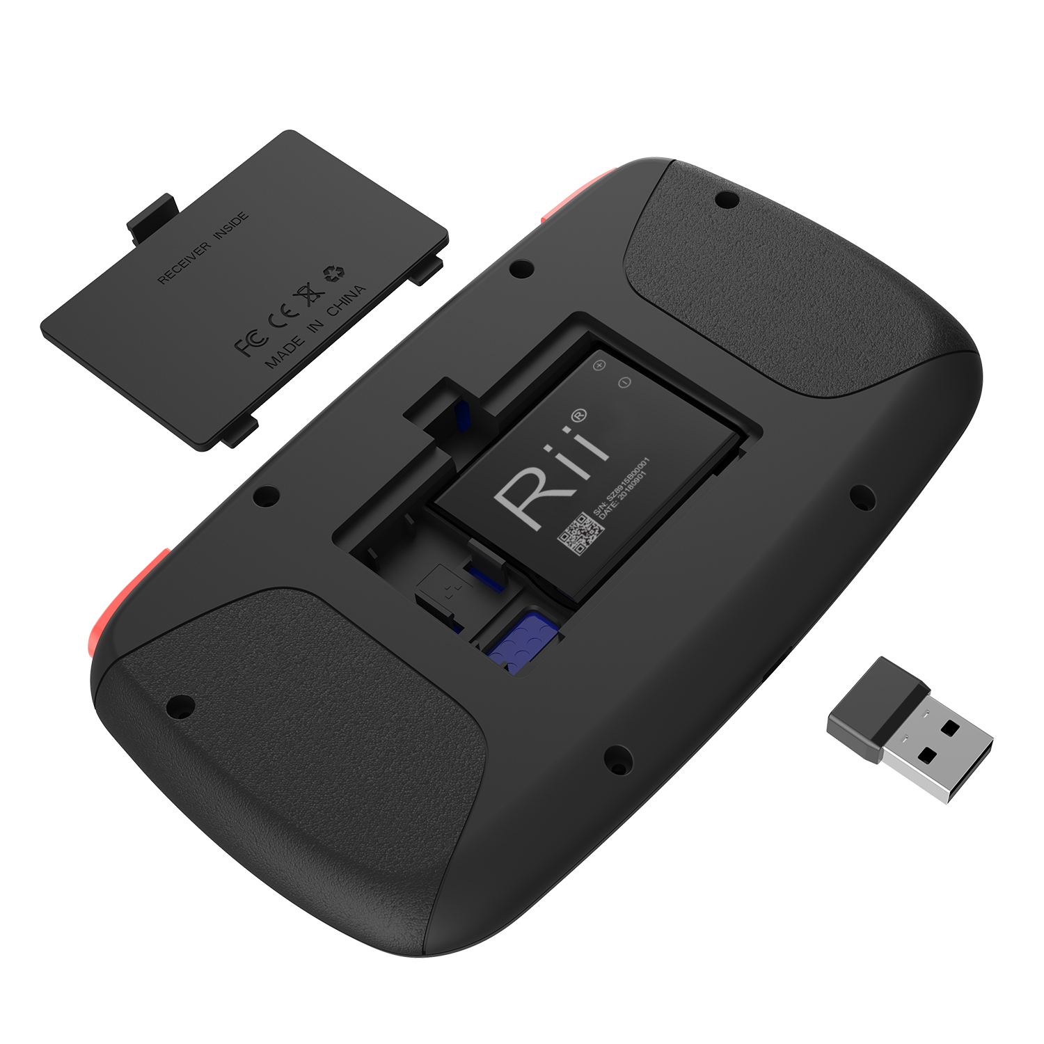 Rii Mini Keyboard Wireless 2.4GHz & Bluetooth with Touchpad, Scrollwheel, Media & L/R Keys i4 - Image 7