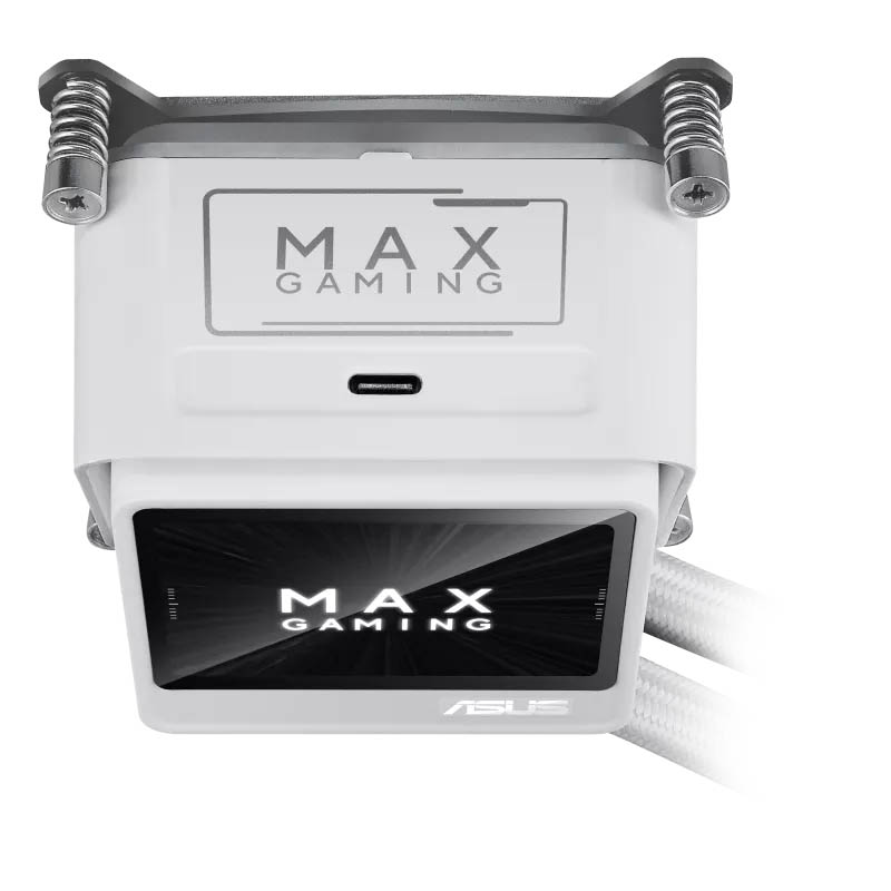 ASUS CPU Liquid Cooler MAX Gaming Triple Daisy-Chained Fans 2.4" IPS Display LC 360 ARGB LCD White - Image 7