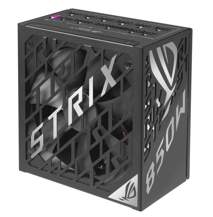 ASUS Power Supply ROG STRIX 80 PLUS Platinum Fully Modular ATX 3.1 PCIe 5.1 GaN MOSFETs Intelligent Voltage Stabilizer 850W Platinum Black - Image 7