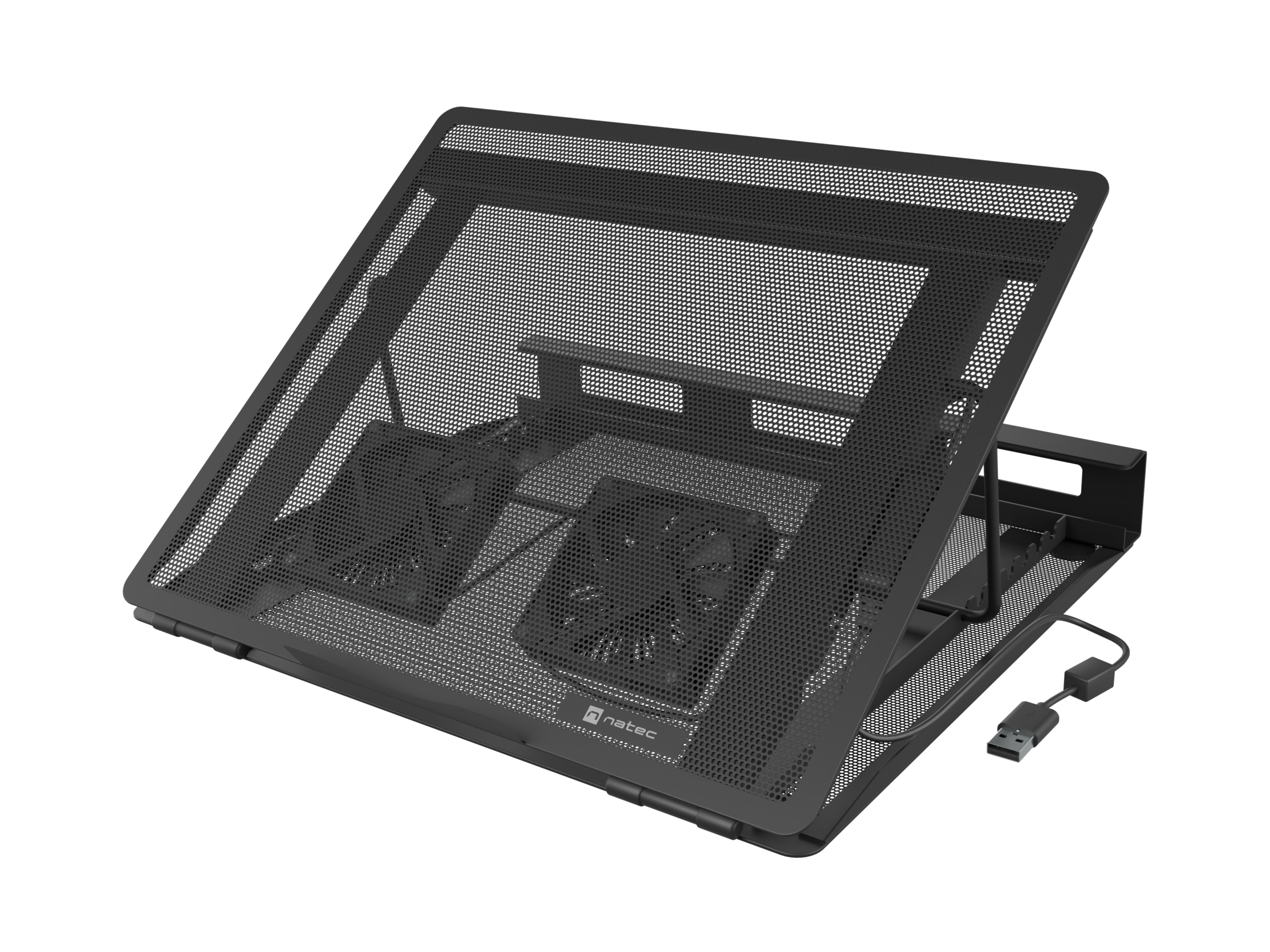 Natec TERN 2 PLUS Laptop Cooling Stand 12.1-17.3" with Adjsutable Fan Position & Speed - Image 8