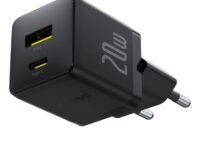 Baseus Charger Wall 20W USB-C/USB-A PALM Series EU Black