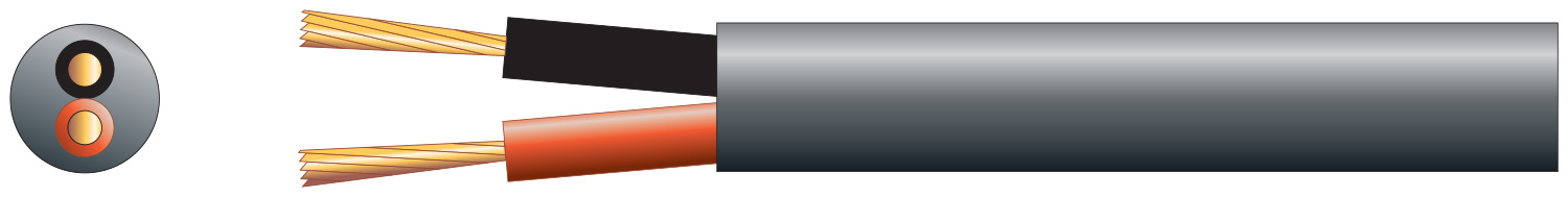 Mercury Double Insulated Speaker Cable 2 x 1.15mm 100m 801.818UK