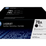 HP TONER BLACK, HP 78A DUAL PACK FOR MONOCHROME LASERJET P1566, P1606DN, M1536DNF - 2.100 PAGES EACH