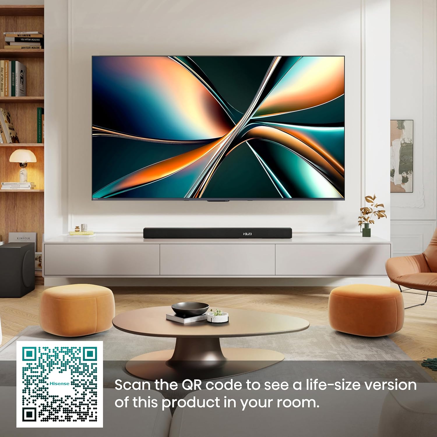 Hisense 50U7Q 50'' 4K Smart QLED MINI LED 144hz TV - Image 10