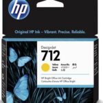 HP INK CATRIDGE YELLOW, HP 712, 29ML, FOR DESIGNJET, T230, T250, T630, T650 SERIES