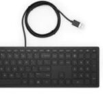 HP KEYBOARD AND MOUSE PAVILION SLIM 400, USB WIRED, UPGRADE THE WAY YOU WORK AND PLAY WITH A KEYBOARD AND MOUSE THAT MATCHES SEAMLESSLY TO YOUR DEVICES, BLACK