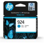 HP INK CARTRIDGE CYAN, HP 924, FOR OFFICEJET PRINTERS 8125e, 8122e, 8135e, 8124e, 8132e, 8134e - 400 PAGES
