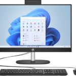 HP PC ALL IN ONE 24-CR1002NV, 23.8’’ FHD TOUCH, INTEL ULTRA 7-155U 3.8-4.8GHz/12MB, 12 CORES, 16GB (1x16GB), 1TB NVMe SSD, INTEL IRIS XE GRAPHICS, CAM, SPEAKER, WIN 11 HOME, 2YW, JET BLACK