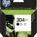 HP INK CARTRIDGE BLACK HIGH YIELD, HP 304XL, FOR PRINTERS INKJET ALL IN ONE 2620, 2630, 2632, 2633, 3762 - 300 PAGES