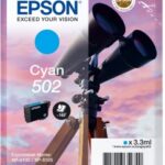 EPSON INK CARTRIDGE CYAN 502, 1 x 3.3 ml, 160 PAGES, FOR XP-5100, XP-5150