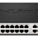DLINK SWITCH 24PORT GIGABIT LAN PORTS, LAYER 2, UNMANAGED, PLUG & PLAY, AUTO MDI/MDIX, GREEN TECHNOLOGY, METAL CASE, FANLESS, DESKTOP / RACKMOUNT