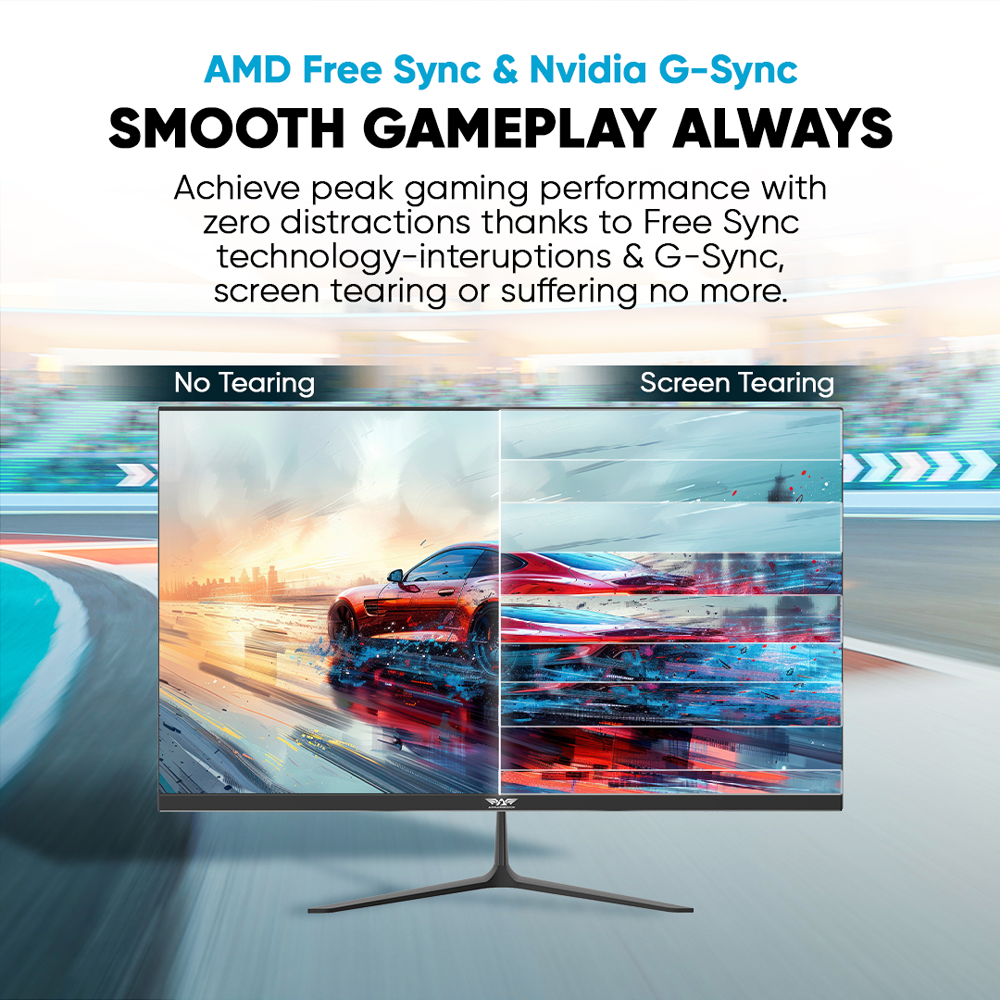 Armaggeddon Gaming Monitor 24'' Slim Frame FHD IPS 165Hz 1ms PXP24G Black - Image 8