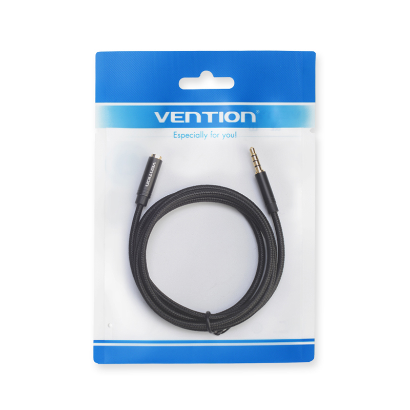 Vention AUDIO 3.5mm M-F Extension Cable Metal & Braided 2.0m BHBBH - Image 8