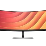 HP MONITOR 45'', E45c G5 BUSINESS CURVED, G, VA, DQHD 5120 X 1440, 3MS, 400 NITS, 3W SPEAKERS, ANTIGLARE, HEIGHT ADJUSTABLE, SWIVEL, TILT, HDMI, DISPLAY PORT, USB-C, LAN, 3YW, BLACK/SILVER