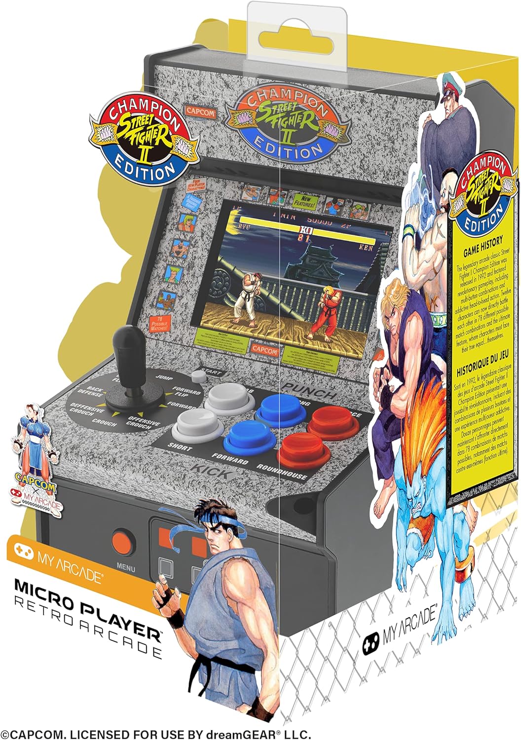 My Arcade MICRO PLAYER STREET FIGHTER II CHAMPION EDITION - Image 7
