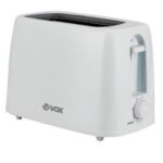 VOX TOASTER POWER:700W, FOR 2 PIECES OF BREAD, 7  HEAT OPTIONS, AUTOMATIC SHUTDOWN, REMOVABLE CRUMB TRAY, WHITE